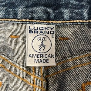 Lucky Brand Jeans - Lowered Peanut | Size 4-27 | lightly Distressed at hem